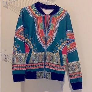 Cultural print Light-weight Jacket